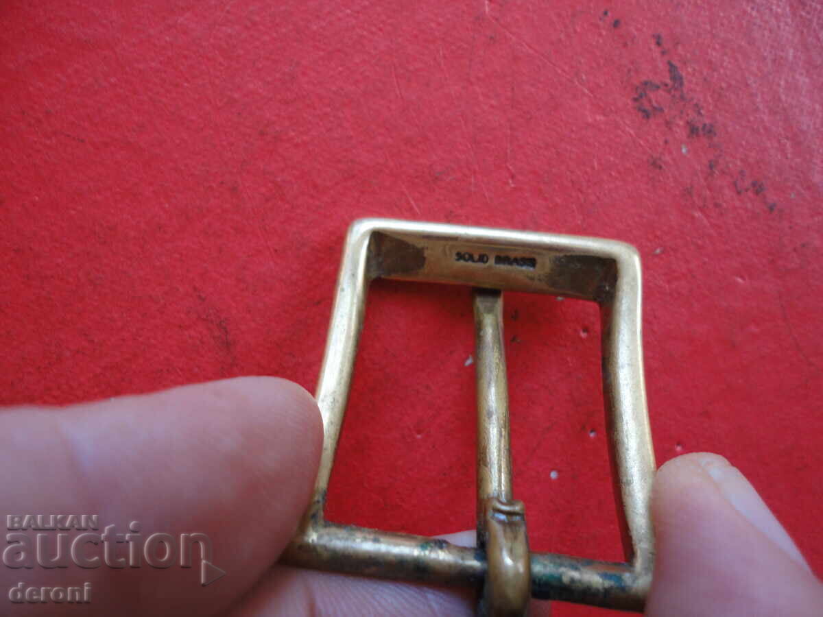 Доставка на Старинна бронзова тока за колан 3