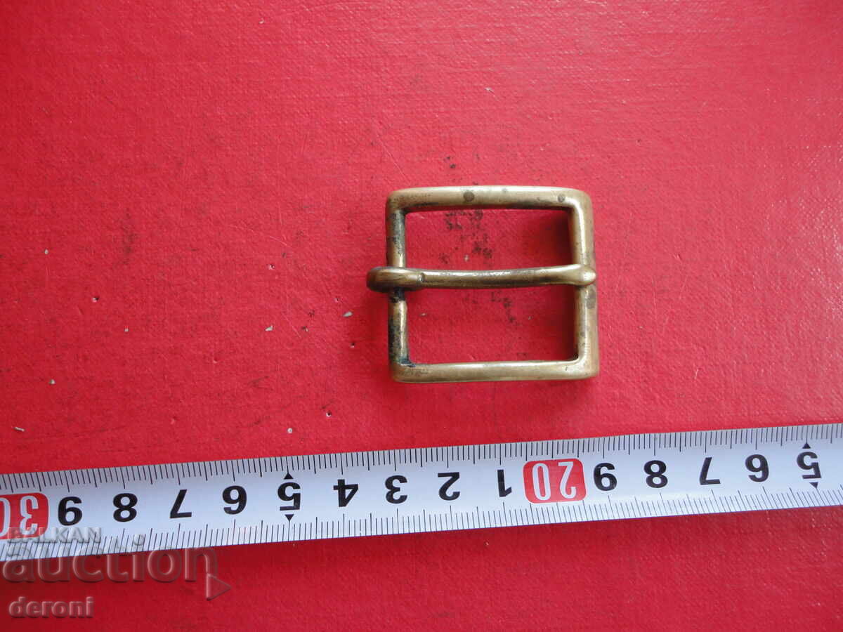 Старинна бронзова тока за колан 3