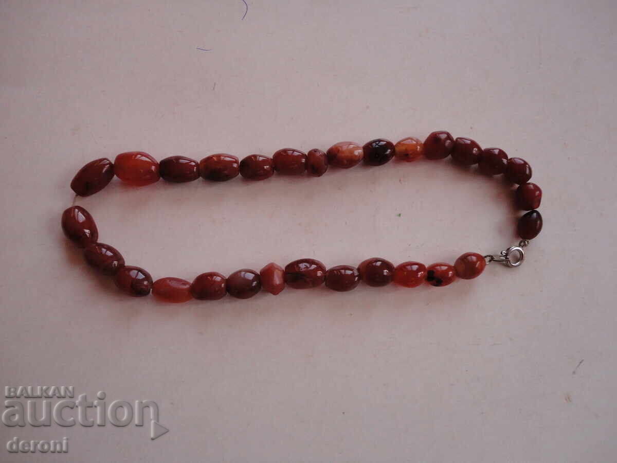 Licitație Colier gherdan din carneol