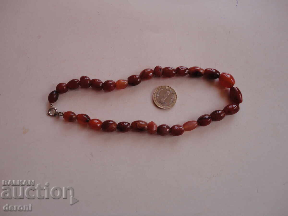 Colier gherdan din carneol