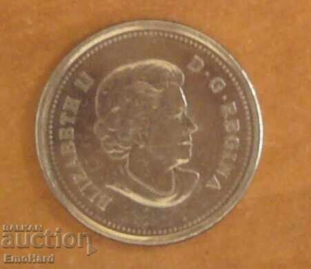 Canada 25 cenți 2013 - 100g. Expediția Arctica cu preț € 0.75 | 1.47 BGN