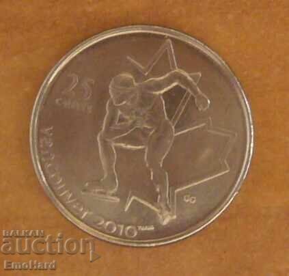 Canada 25 cenți 2009 - Vancouver Patinaj