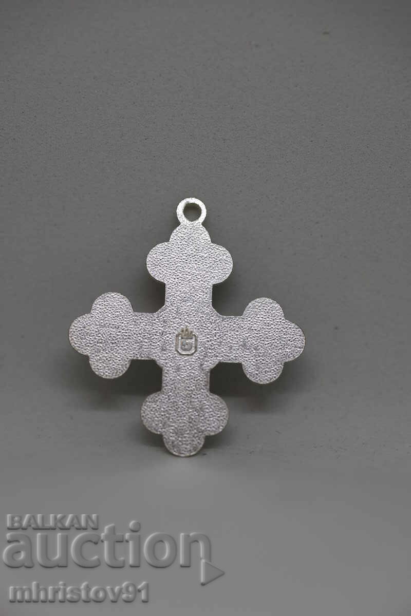Метален религиозен кръст – висулка с емайл, колекционерски с цена € 24.99 | 48.88 лв.
