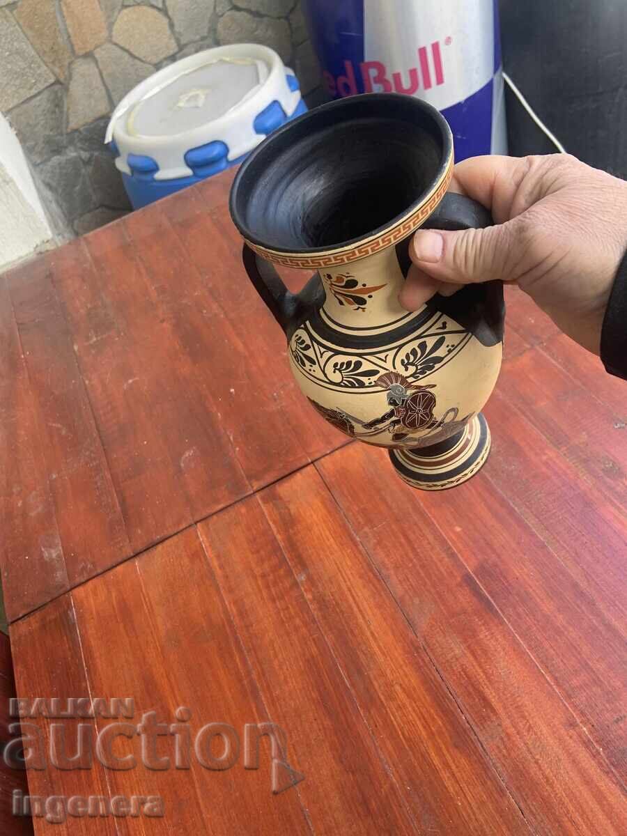 Доставка на ВАЗА ДЕЛВА КЕРАМИКА РИСУНЪК ГРЪЦКИ МОТИВИ