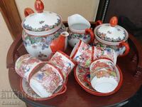 ЯПОНСКИ ПОРЦЕЛАНОВ ЧАЕН СЕРВИЗ (1930–1950)