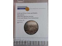 Numismatics - Auction catalog for gold and silver coins