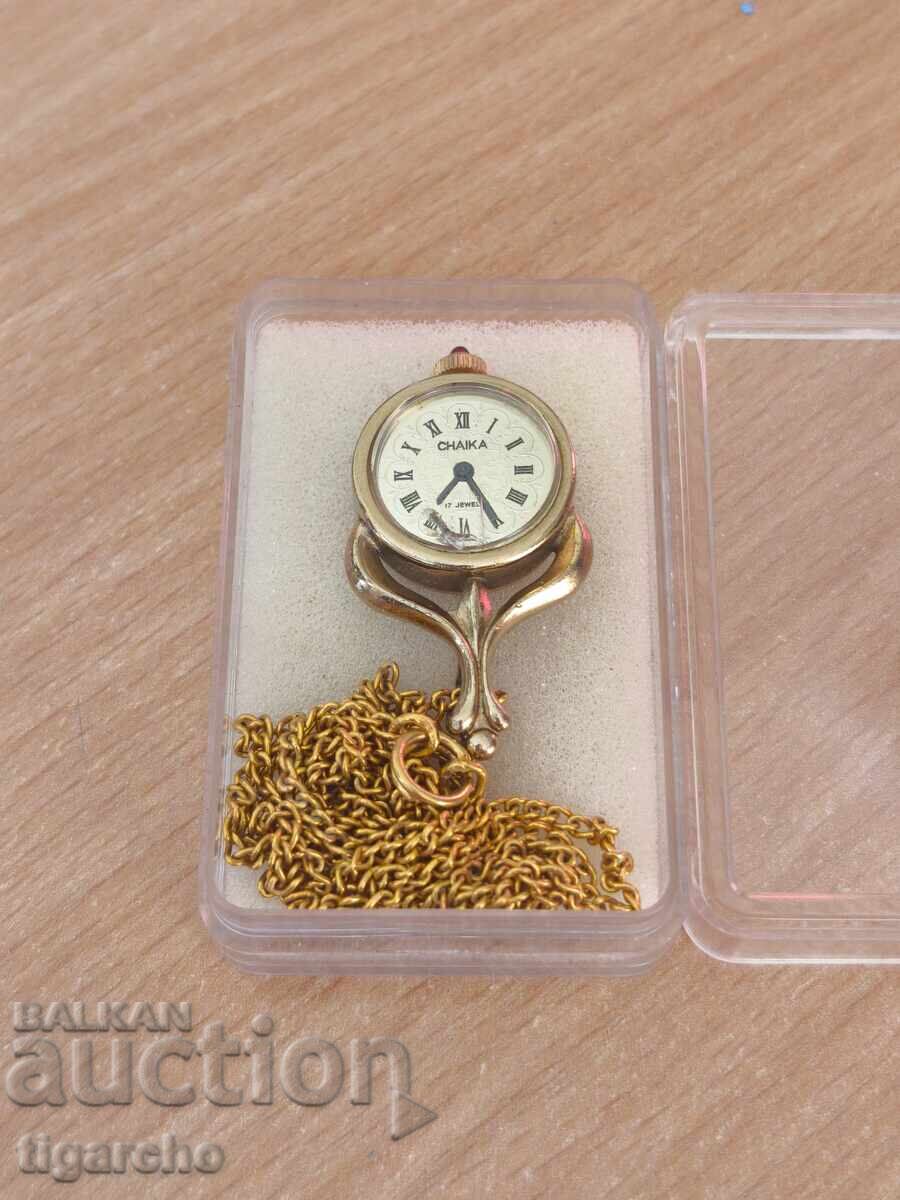 Ladies' watch necklace