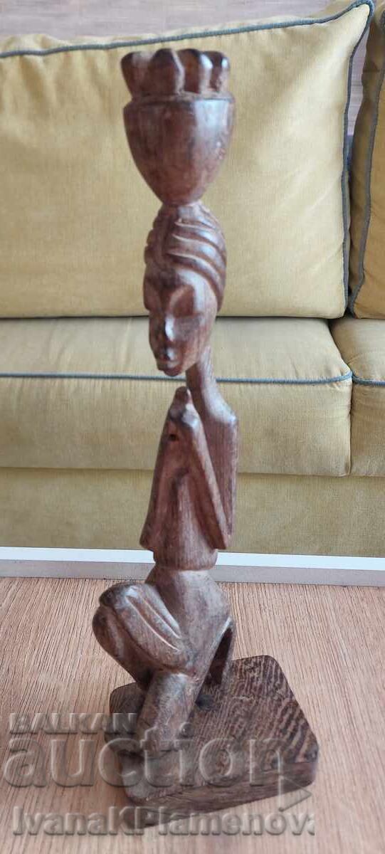 Sculptură în lemn pentru cunoscători, înălțime 33cm cu preț € 18.00 | 35.20 BGN Sculptură în lemn pentru cunoscători, înălțime 33cm cu preț € 18.00 | 35.20 BGN