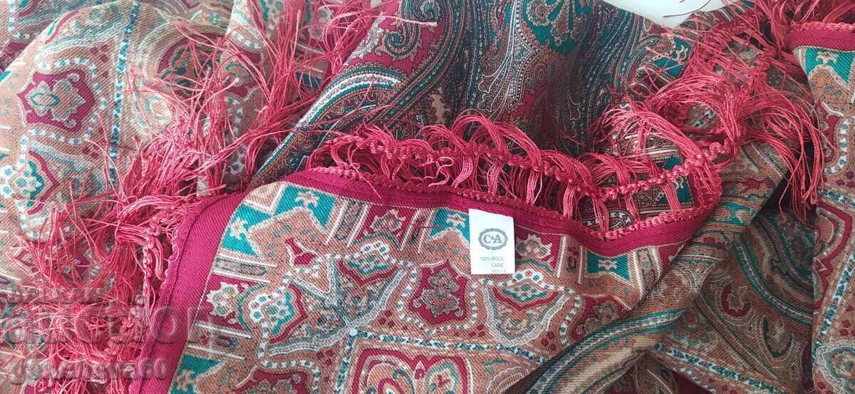 Eșarfă pentru cap cu franjuri 90 cm - 7