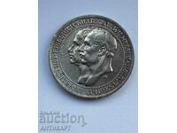 3 Silver Marks 1911 Prussia University of Breslau Germany