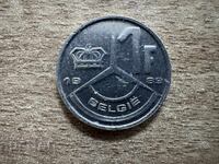 Βέλγιο - 1 φράγκο (1989) - BELGIE