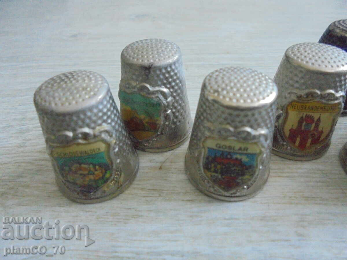 №*8449 Degetare metalice vechi - 13 bucăți cu preț € 9.90 | 19.36 BGN