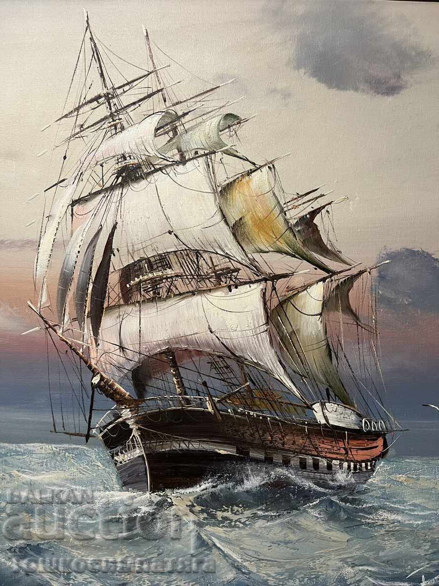 Όμορφο, θαλασσινό τοπίο με ιστιοφόρα - 6