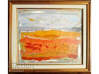 Georgi Lechev (1949-2025) tablou - 40 x 45 cm. + cadou!