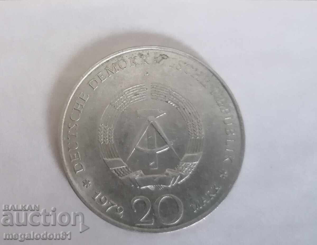 Γερμανία (ΓΛΔ) - 20 μάρκα 1972
