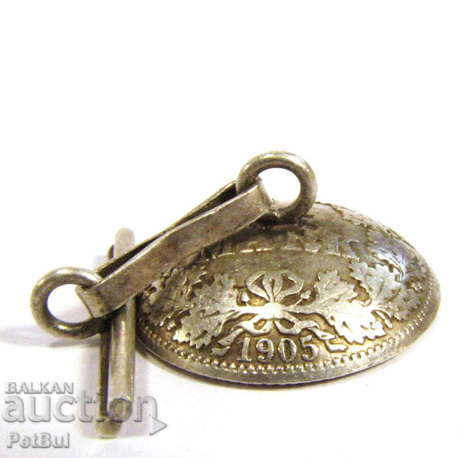 1/2 Μάρκο Γερμανίας 1905, Κουμπιά Μανικιών, Κουμπιά, 1τμχ