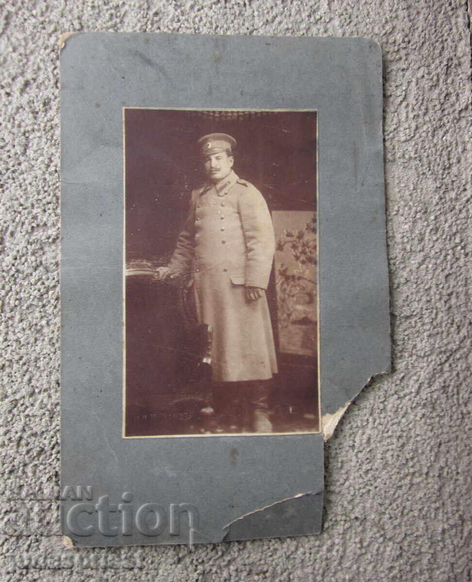 PSV fotografie militară țaristă soldat Regimentul de Artilerie Sofia