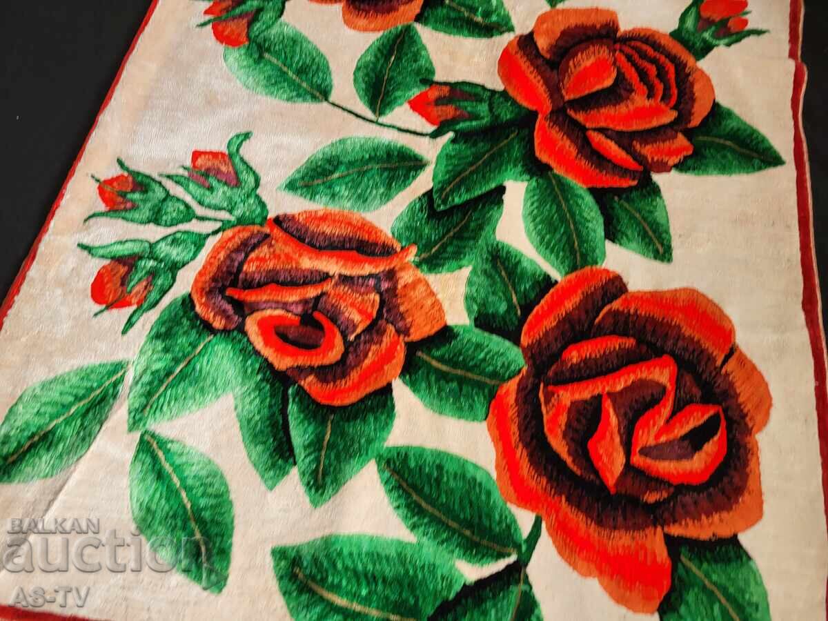 Δημοπρασία Πούπουλο κάλυμμα με τριαντάφυλλα