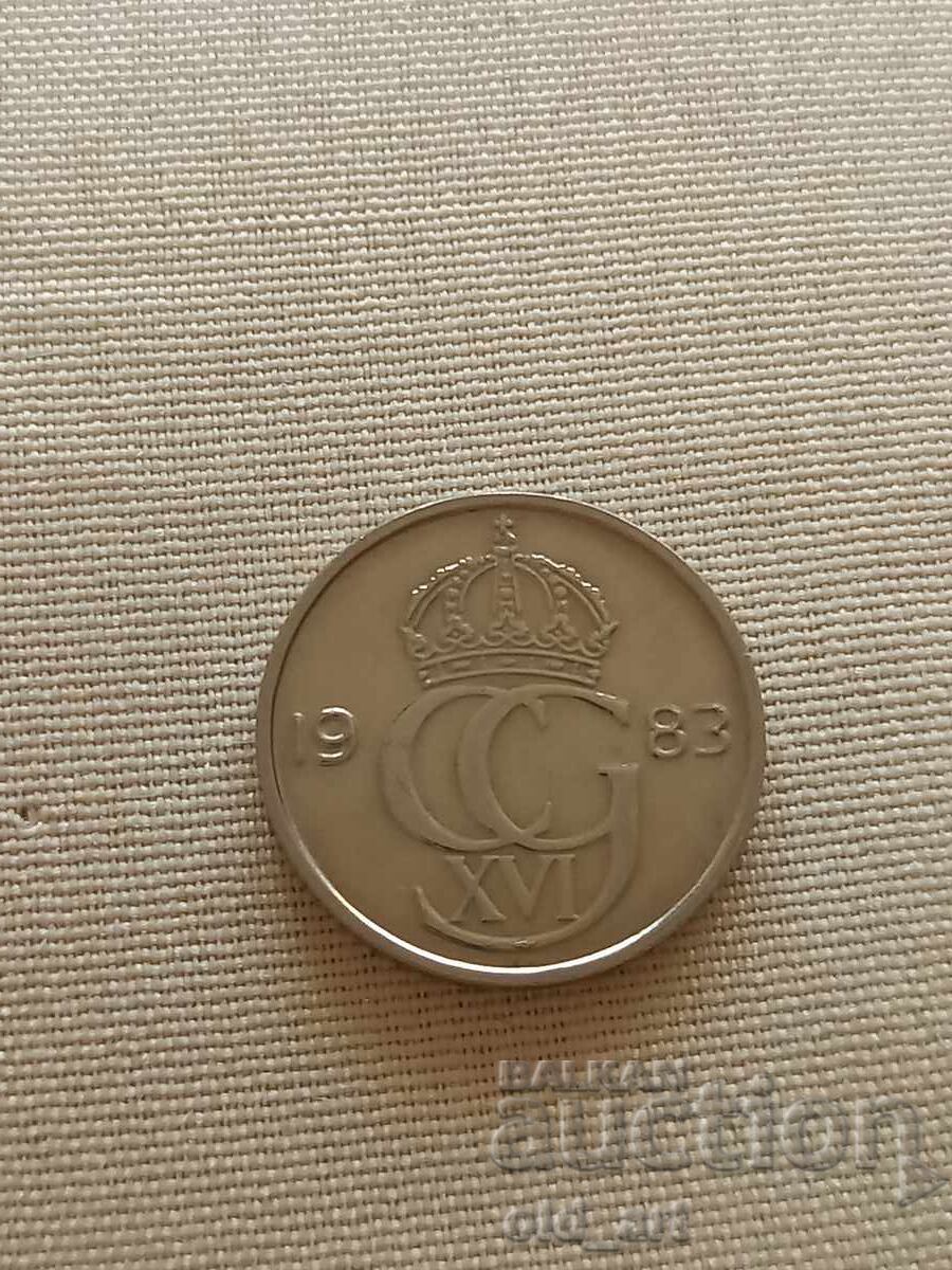 Монета - Швеция, 25 йоре 1983 г. с цена € 0.50 | 0.98 лв.