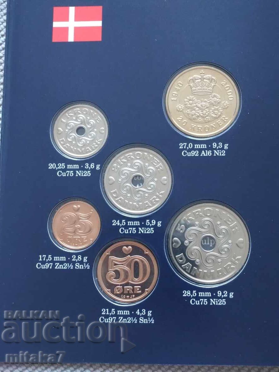 Сет монети 2000 година, Дания - 6
