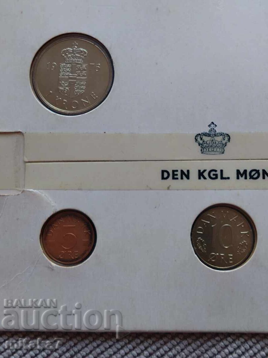 Σετ νομισμάτων 1976, Δανία - 7