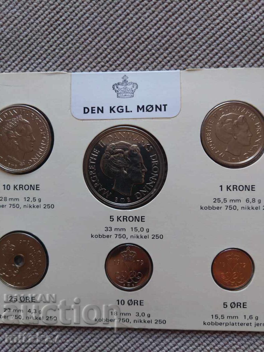 Set monede 1979, Danemarca cu preț € 14.00 | 27.38 BGN Set monede 1979, Danemarca cu preț € 14.00 | 27.38 BGN
