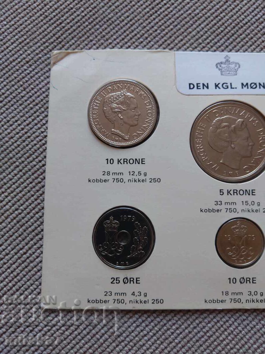 Доставка на Сет монети 1979 година, Дания