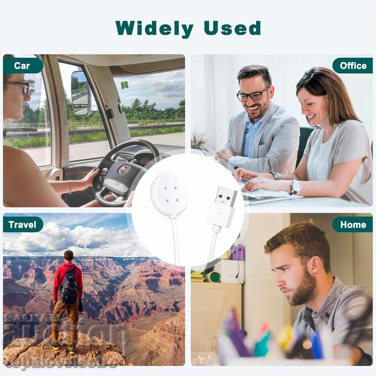 ΝΕΟ! Φορτιστής για Google Pixel Watch 2 – USB βάση φόρτισης 1μ - 5