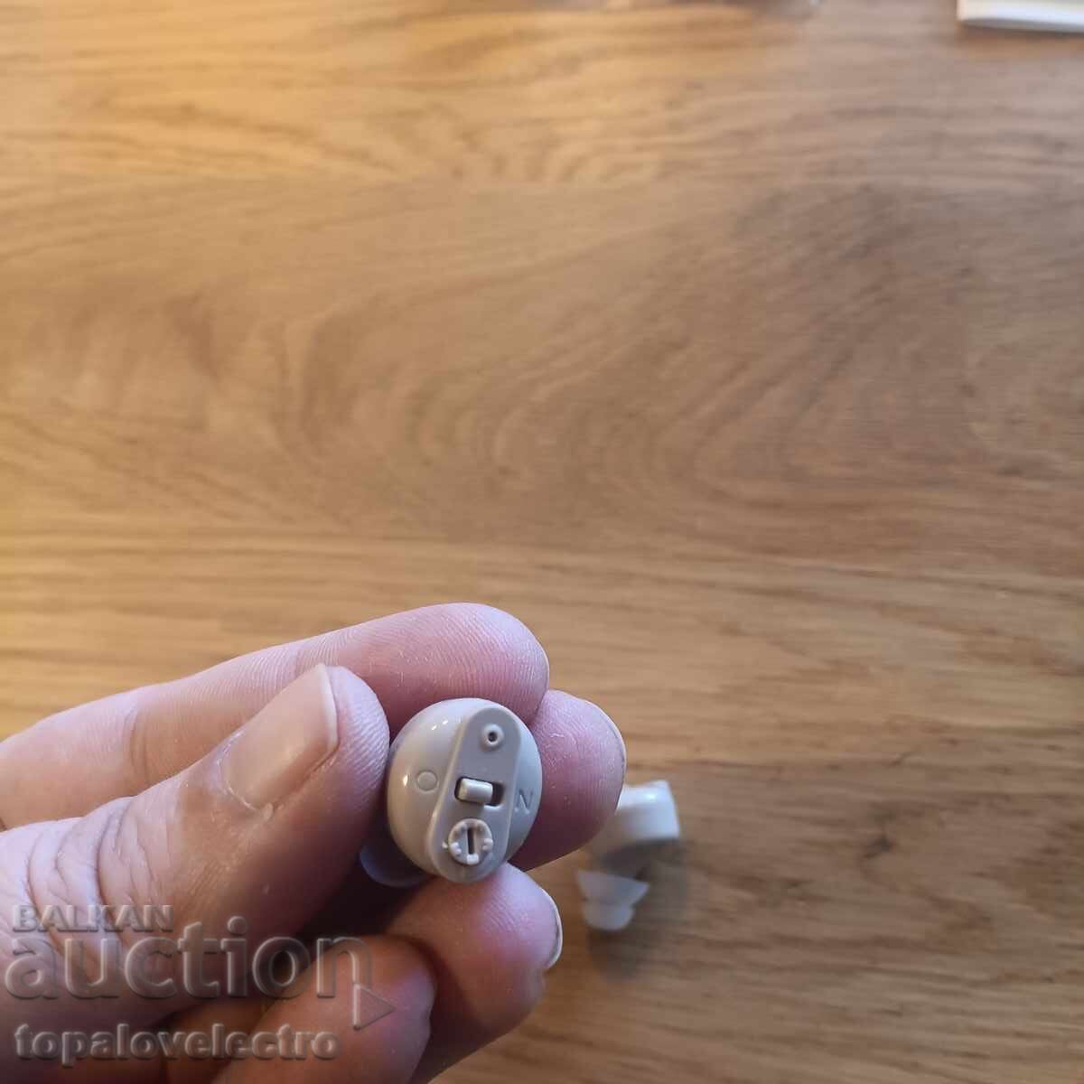 ΚΑΙΝΟΥΡΙΟ! Ακουστικό βαρηκοΐας με μπαταρία, In-Ear, με θήκη φόρτισης - 6