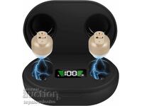 ΚΑΙΝΟΥΡΙΟ! Ακουστικό βαρηκοΐας με μπαταρία, In-Ear, με θήκη φόρτισης