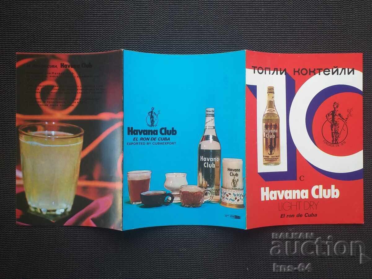 Broșură socială HAVANA CLUB cu preț € 2.90 | 5.67 BGN