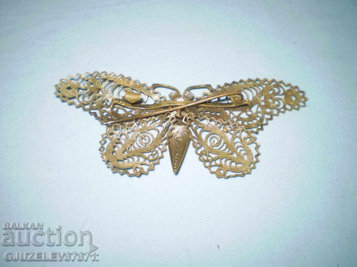 Broșă vintage cu fluture din anii '20 - 5 Broșă vintage cu fluture din anii '20 - 5