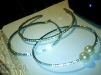 Lot de 3 coliere cu cristale de 40 de carate