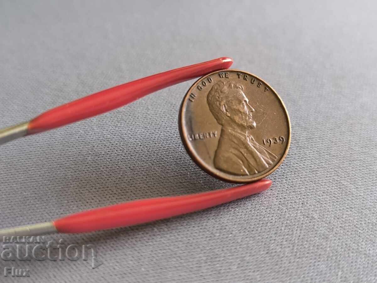 Monedă - SUA - 1 cent | 1939 cu preț € 3.15 | 6.16 BGN