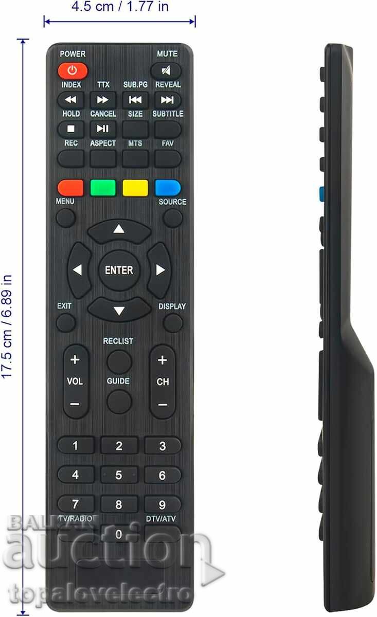 NOU! Telecomandă universală pentru Smart Tech TV cu preț € 4.00 | 7.82 BGN