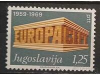 Югославия 1969 Европа CEPT Сгради MNH