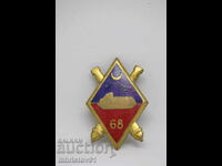 Αντίκα στρατιωτικό σήμα με διασταυρωμένα όπλα – 1968