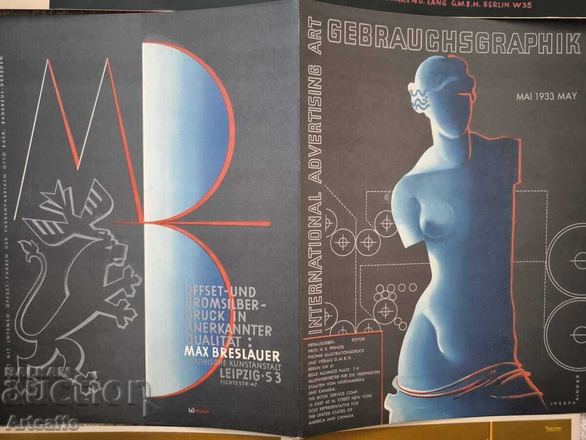 Livrarea Reviste vintage germane de artă publicitară din 1933 Livrarea Reviste vintage germane de artă publicitară din 1933