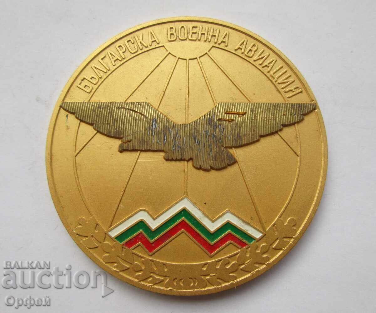NRB Sots star medal plaket Bŭlgarska Voenă Aviație