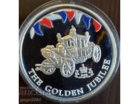 Falkland Islands 50 Pence 2002 Elizabeth II Golden Jubilee