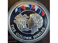 Falkland Islands 50 Pence 2002 Elizabeth II Golden Jubilee