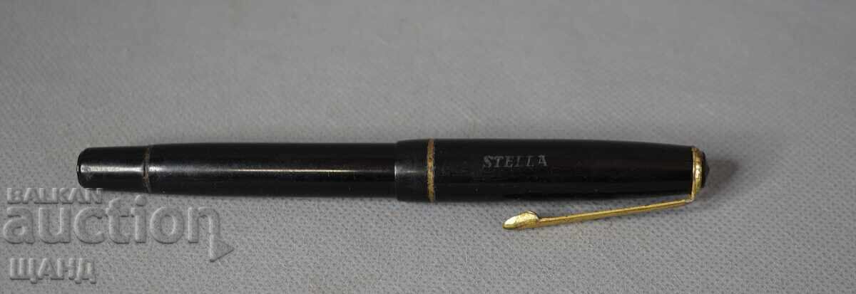 Licitație STELLA Stilou vechi cu peniță Duragol London