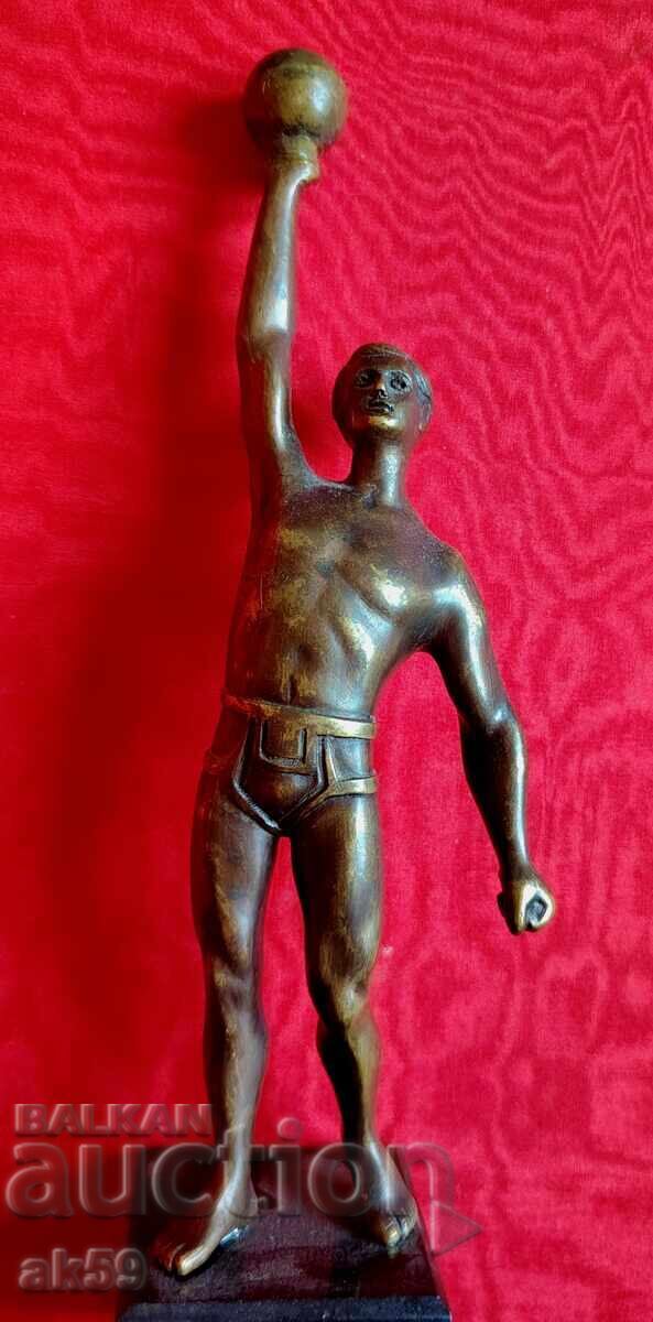 Licitație Figurină metalică atlet Licitație Figurină metalică atlet