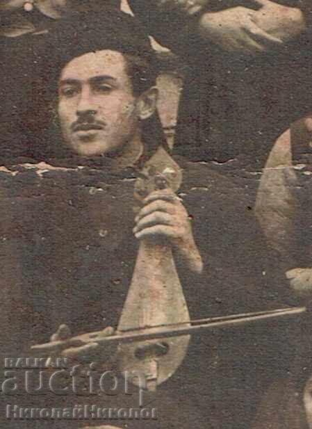 Auction  OLD PHOTO CARDBOARD RURAL GATHERING E870