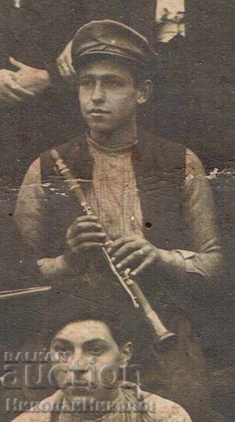 Delivery of OLD PHOTO CARDBOARD RURAL GATHERING E870