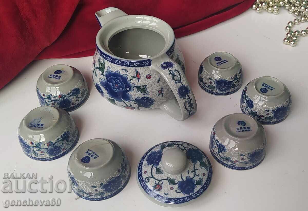 Ceainic chinezesc cu cești pentru degustare de ceai cu preț € 21.00 | 41.07 BGN