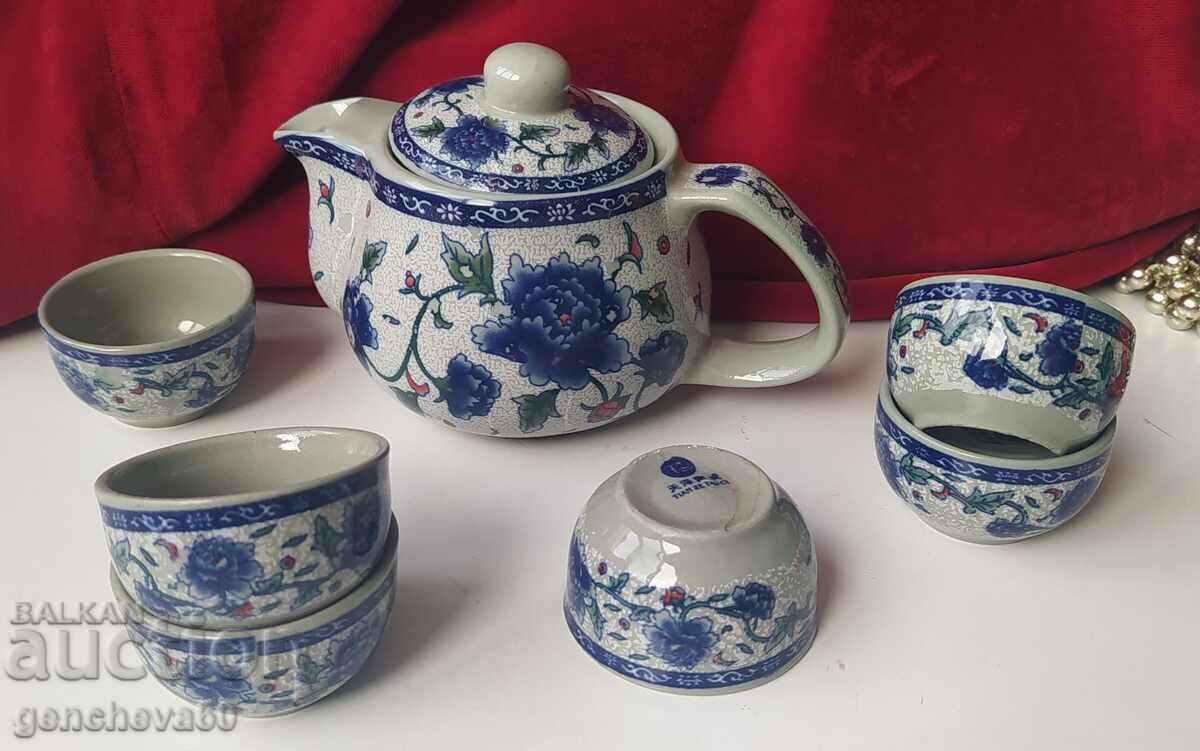 Ceainic chinezesc cu cești pentru degustare de ceai - 5