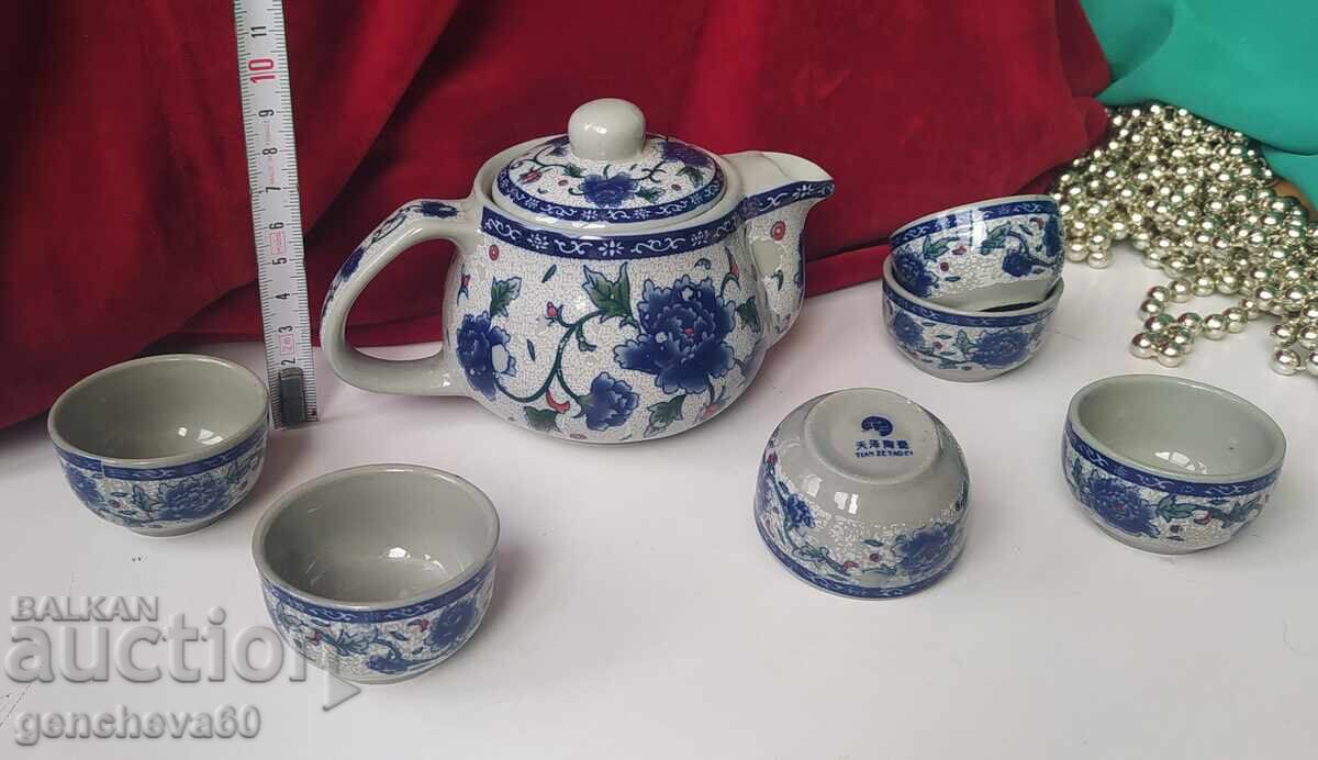 Ceainic chinezesc cu cești pentru degustare de ceai - 6 Ceainic chinezesc cu cești pentru degustare de ceai - 6