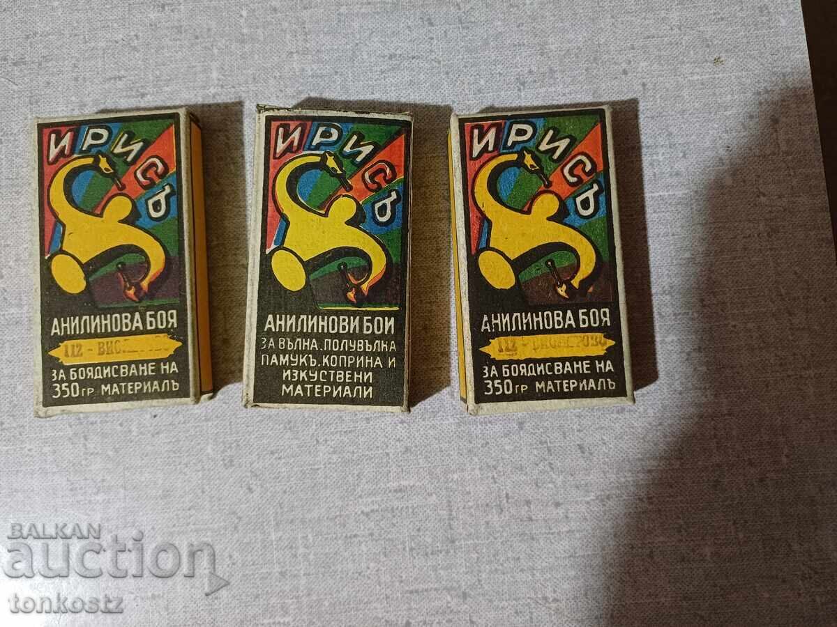 3 buc. Vopsea anilină 1940