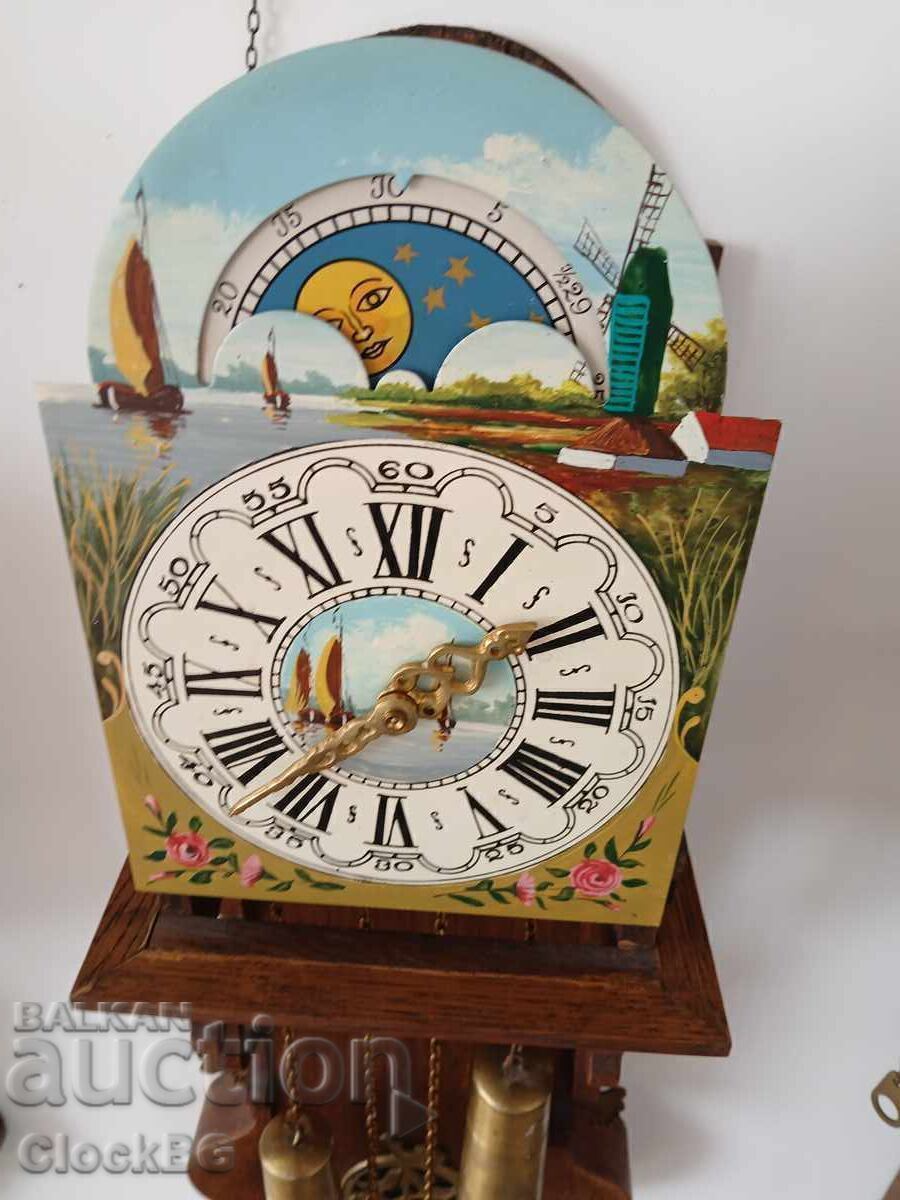 Friesian Dutch Wall Clock (Staartklok)